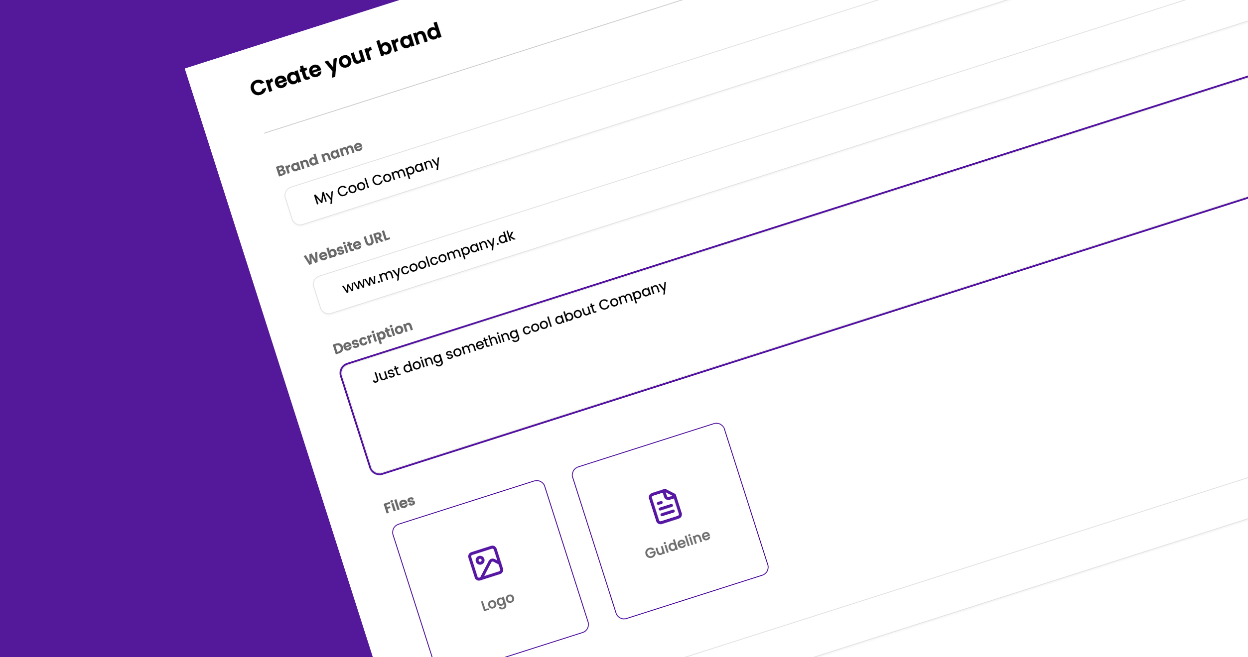 Your brand defined.